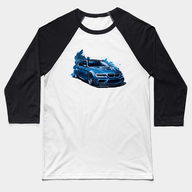 BMW M3 GTR Baseball T-Shirt by remixer2020